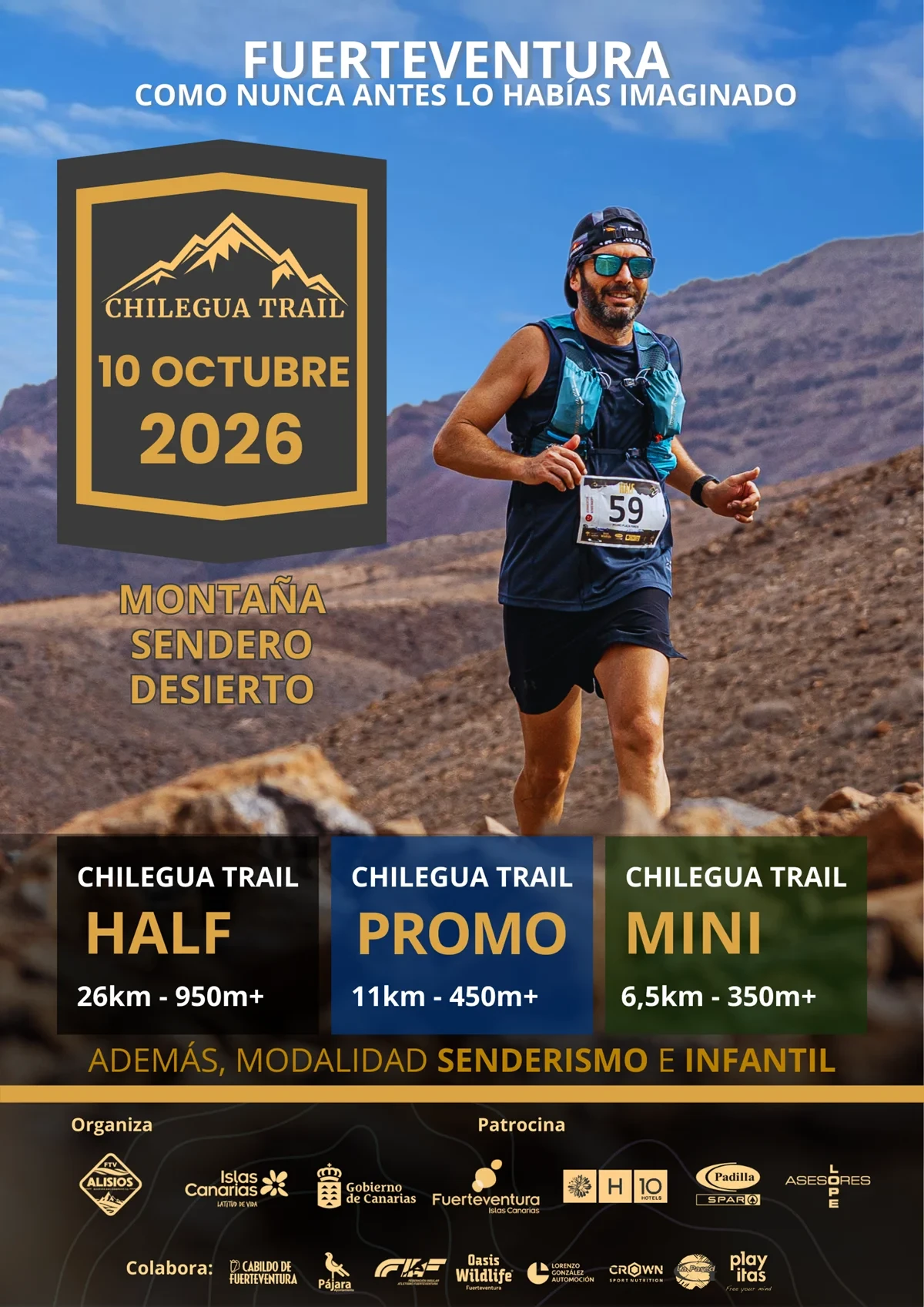 Offizielles Plakat von Chilegua Trail 2026